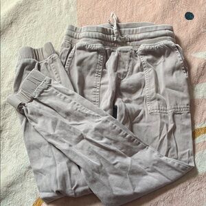 Girls Gray Jogger Pants